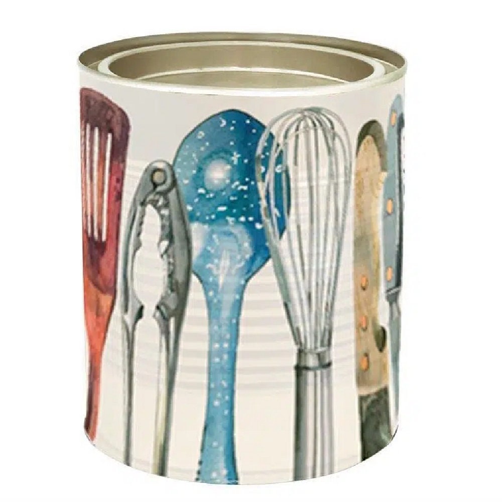 Emma Bridgewater Lets Get Baking Utensil Holder Measures Etsy UK