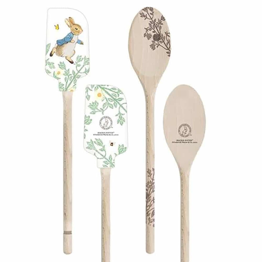 Peter Rabbit Daisy Cooks Spatula and Spoon Set Etsy