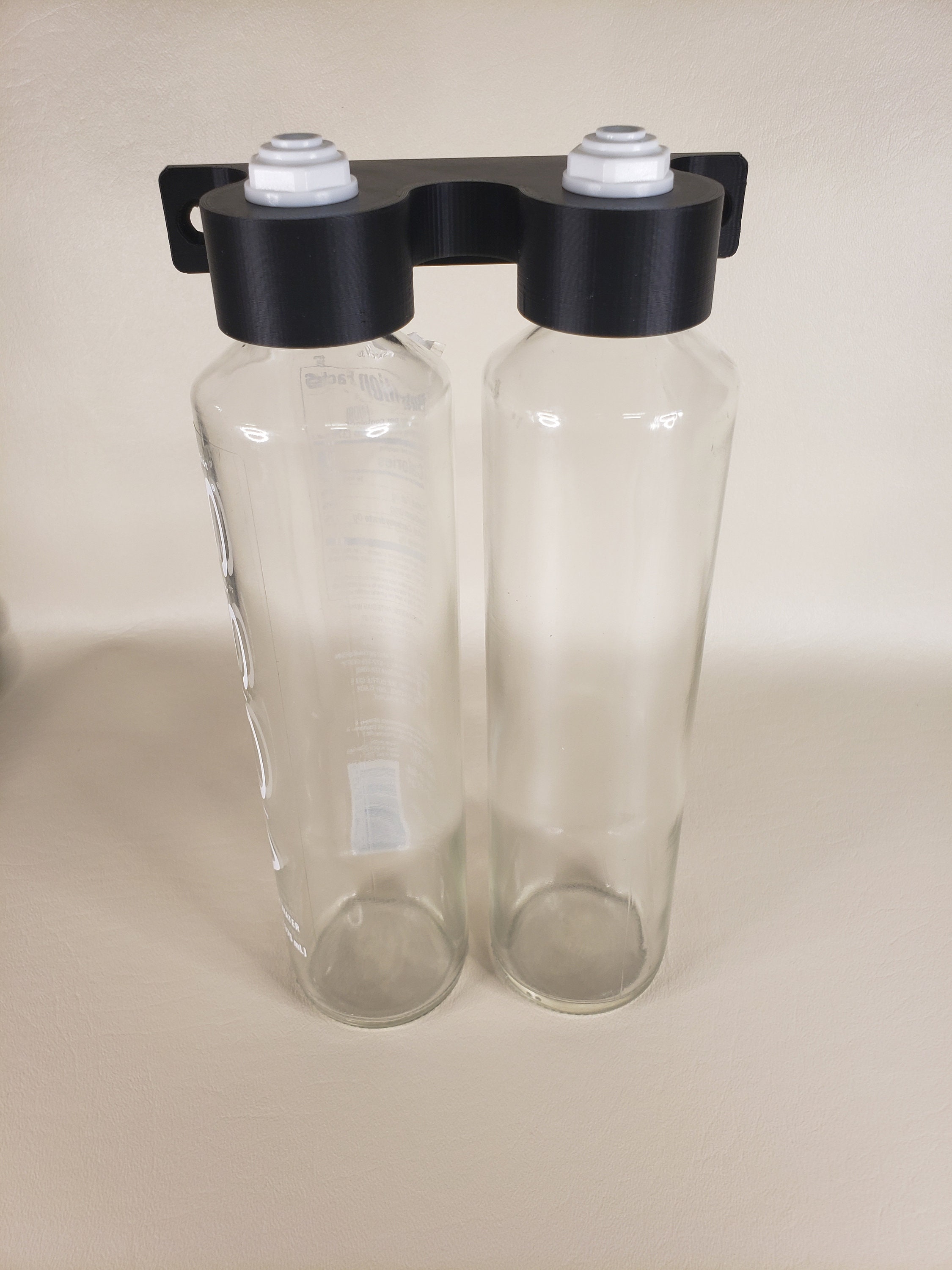 Tall Slim 800ml Clear Voss Glass Drinking Water Bottle for