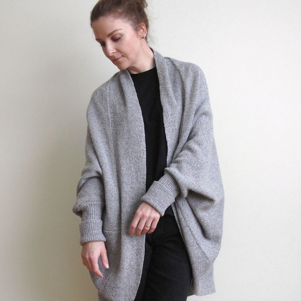 Long Wrap Cardigan - Etsy