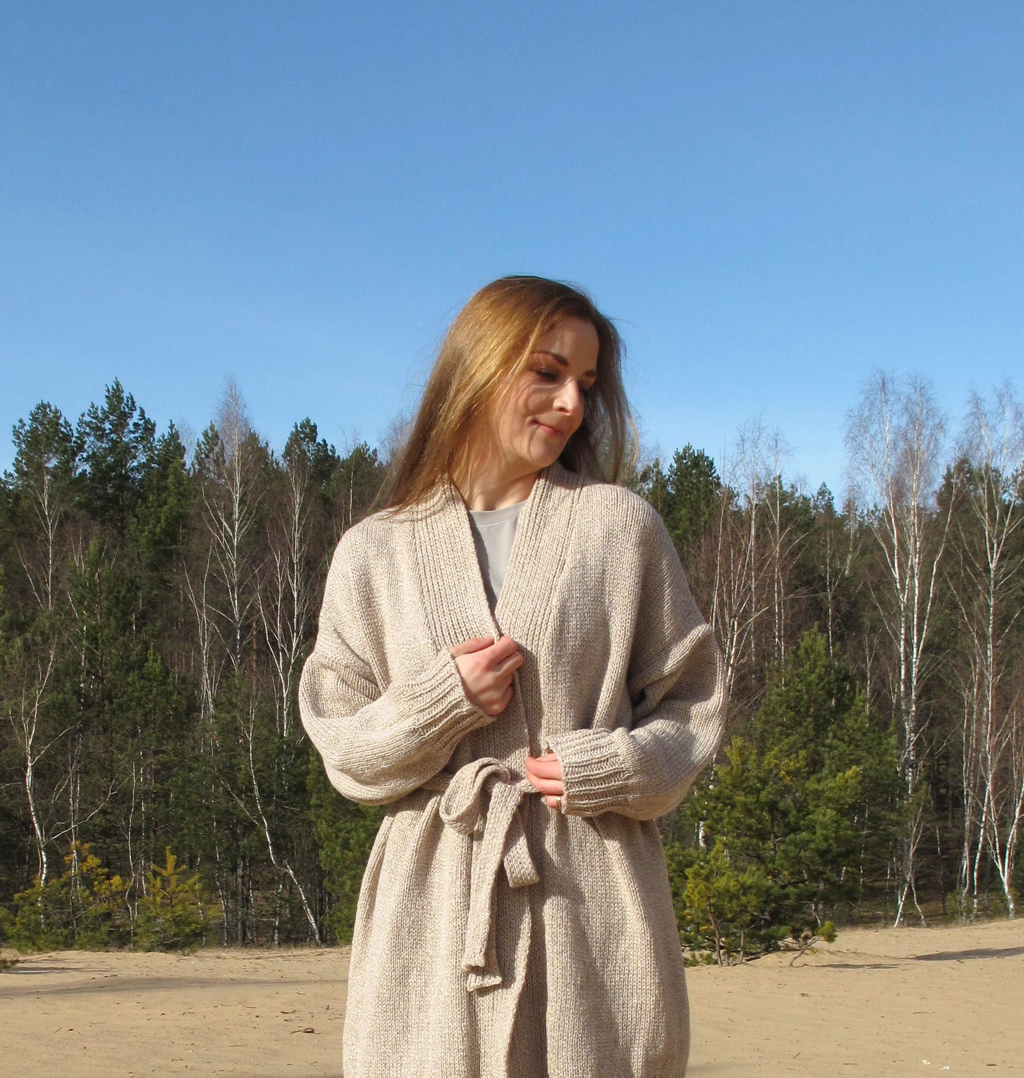 Oversize Extra Long Merino Sweater Coat, Floor Length Draped Wrap Cardigan  With Belt, Soft Wool Fuzzy Lounge Robe, Womens Kimono With Pocket - Etsy