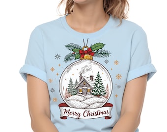 メリークリスマスオーナメントPNG：昇華プリントデザイン（デジタルダウンロード）