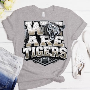Nós somos tigres PNG | Sublimação de tigres PNG Beisebol dos tigres, basquete dos tigres, orgulho dos tigres futebol americano