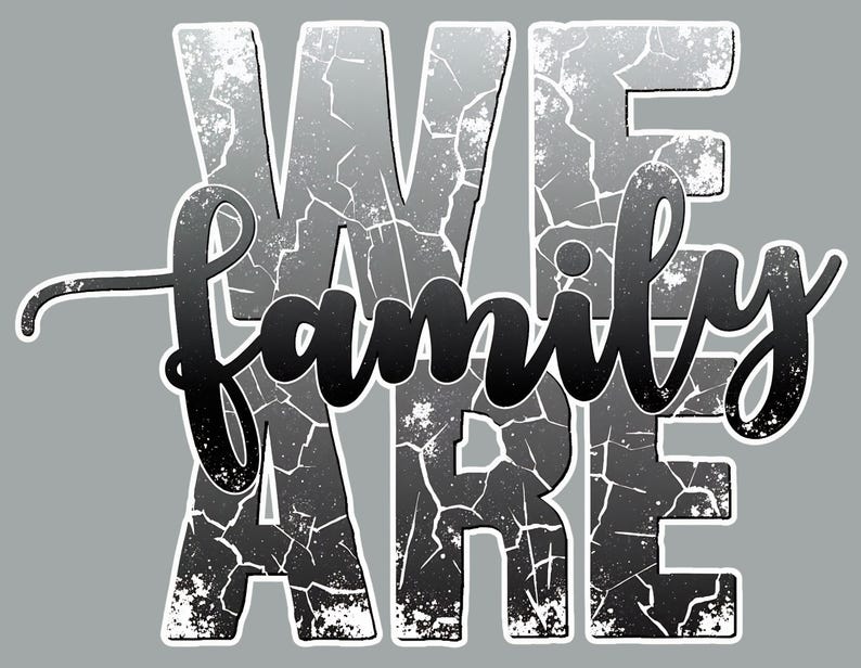 Diseño de camiseta "Somos familia" / Reunión (svg, png, dxf, eps) (Descarga digital) imagen 4