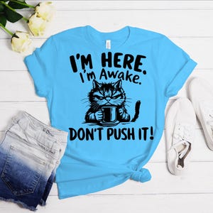Ich bin hier. Wach auf, dräng' es nicht. SVG | SVG, Png, Dxf, Eps | Lustiges Shirt
