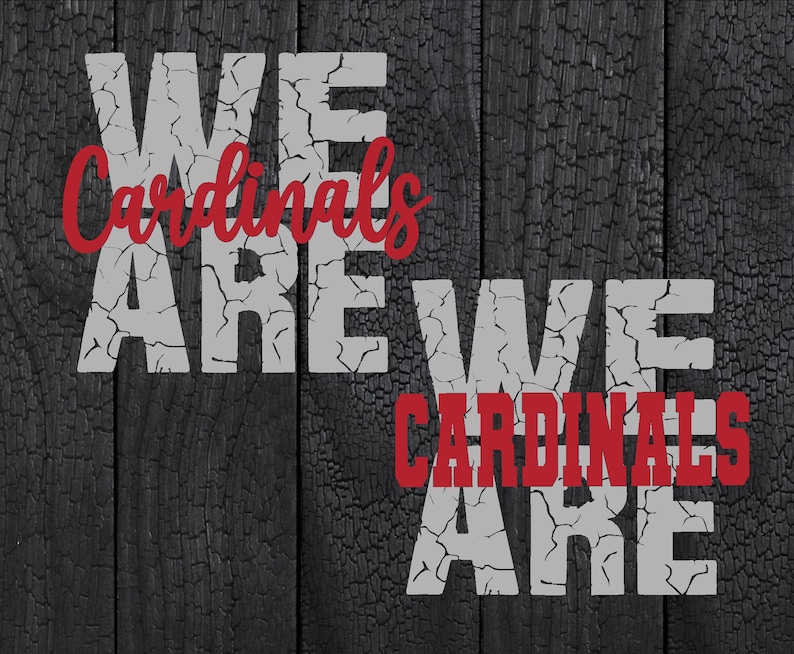 We Are Cardinals Bundle | Svg, Png, Dxf, Eps | FREE 3D Colorful ...