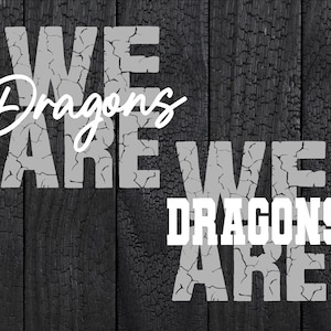 Beunruhigt Wir sind Drachen SVG | SVG, Png, Dxf, Eps | Drachen, Drachen Baseball, Drachen Basketball, Drachen Fußball | 2 SEPARATE DESIGNS
