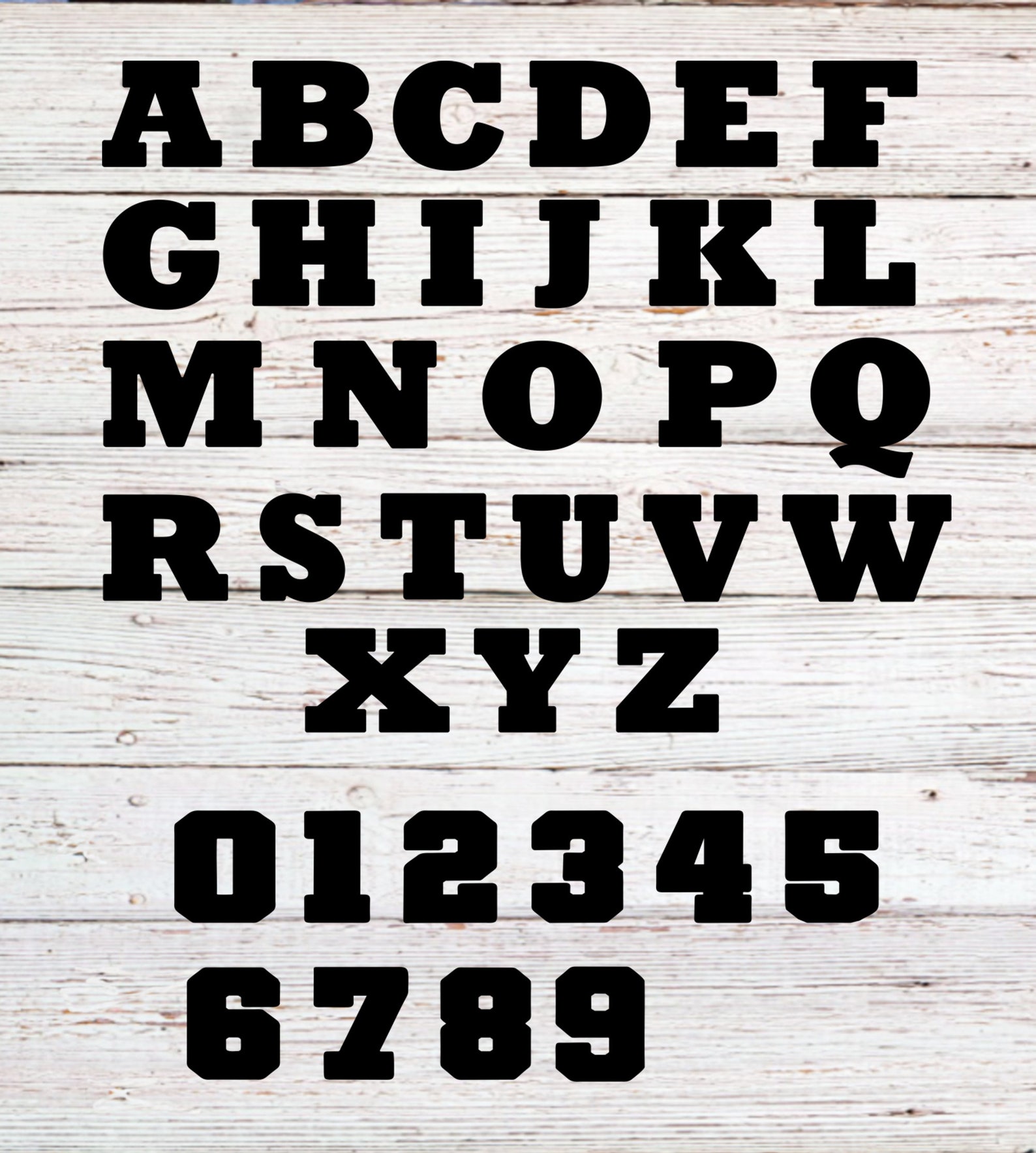 Extra Big Block Font | Svg, Png, Dxf, Eps | TTF Font for Windows ...