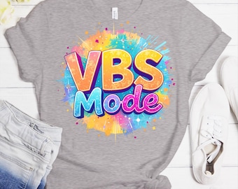 VBS Mode PNG: Vacation Bible School Shirt Cut File