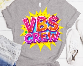 VBS Crew PNG: Vacation Bible School Shirt Design (Digital Download