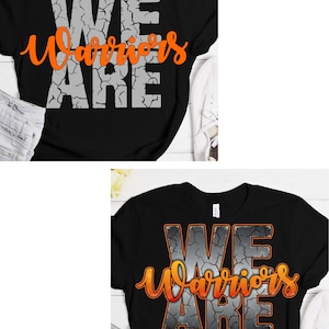 Distressed We Are Warriors Bundle | Svg, Png, Dxf, Eps | FREE 3D Colorful Sublimation PNG Included (Digital Download)
