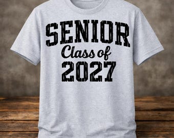 Zniszczona klasa 2027 | Svg, PNG, Dxf, Eps | PNG z sublimacją