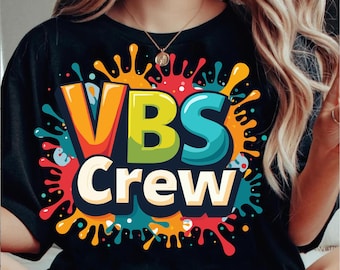 VBS Crew PNG: Vacation Bible School Shirt Design (Digital Download)