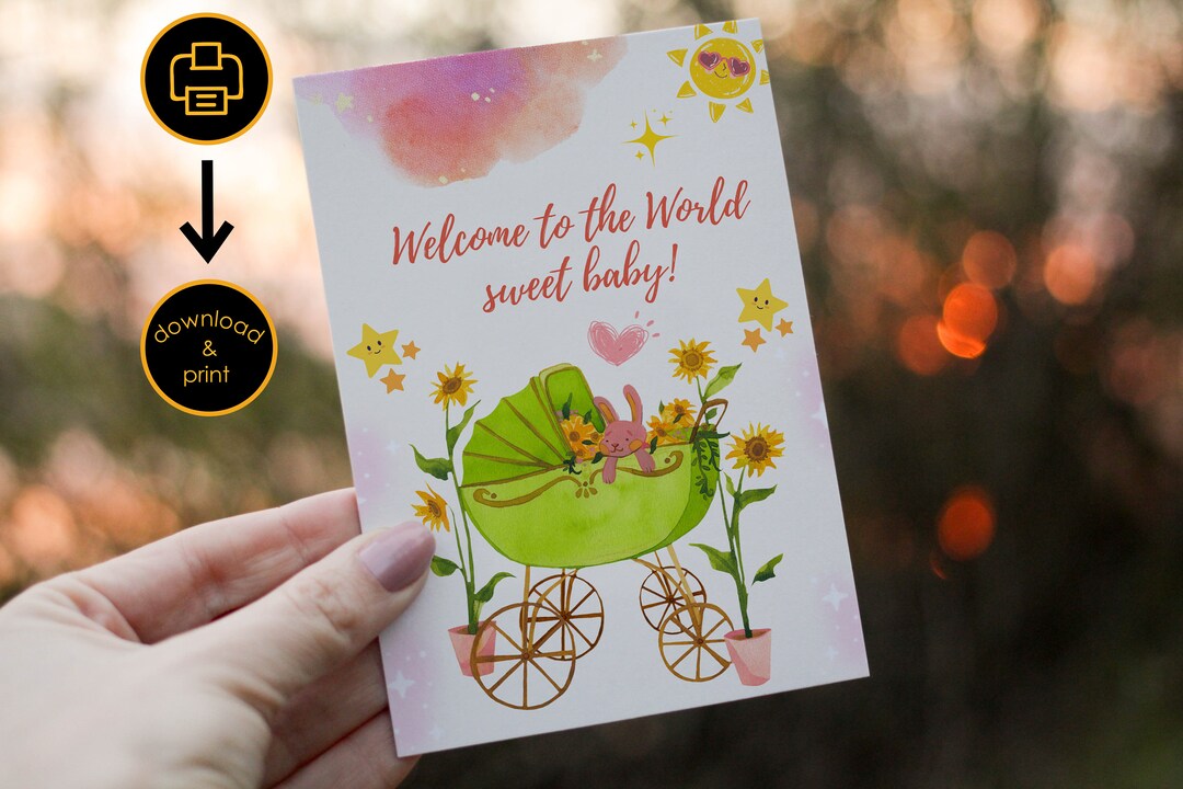 Baby Shower, Baby Shower Gift Card, Congratulations, Congratulations ...