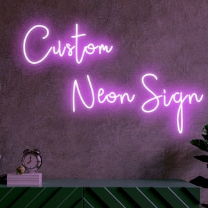 Custom LED Neon Sign: Wedding Decor, Wall Art