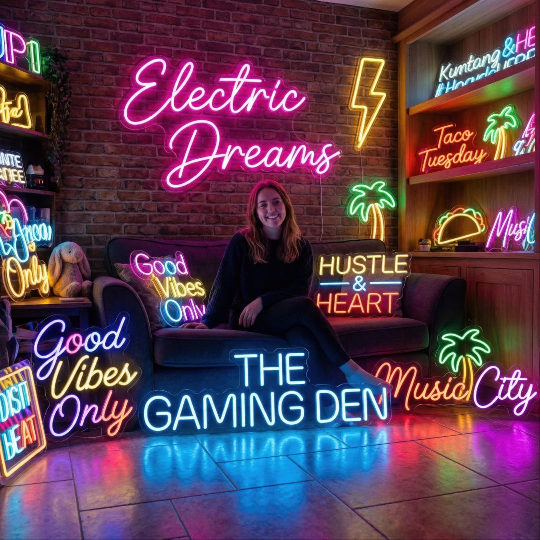 Design Your Own Custom Neon Sign - Personalized LED Business Logo ...