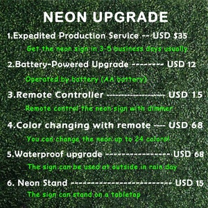 Aggiornamento insegne al neon personalizzate