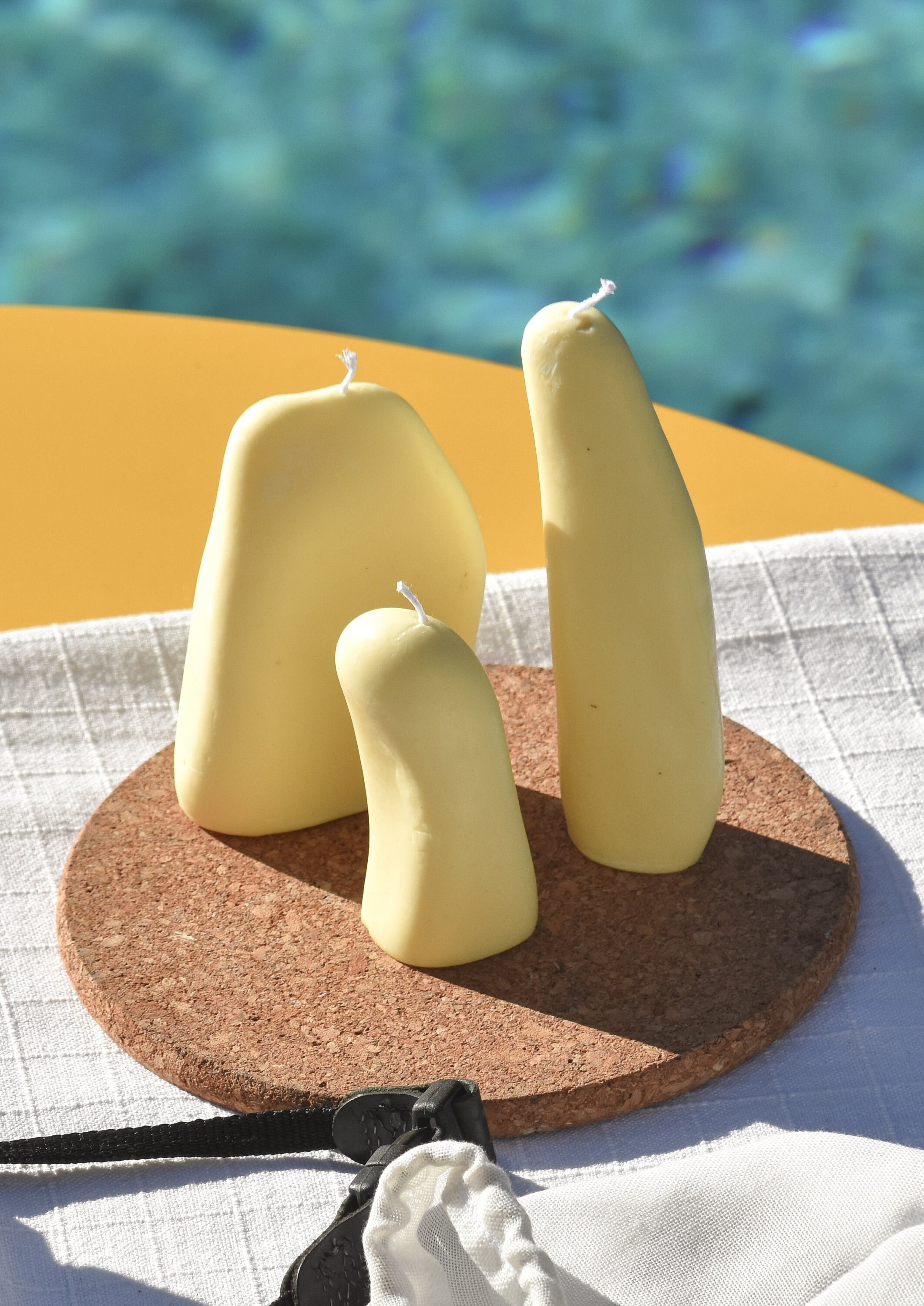 Bougies Décoratives Design Naturelles Artisanales en Cire de Soja