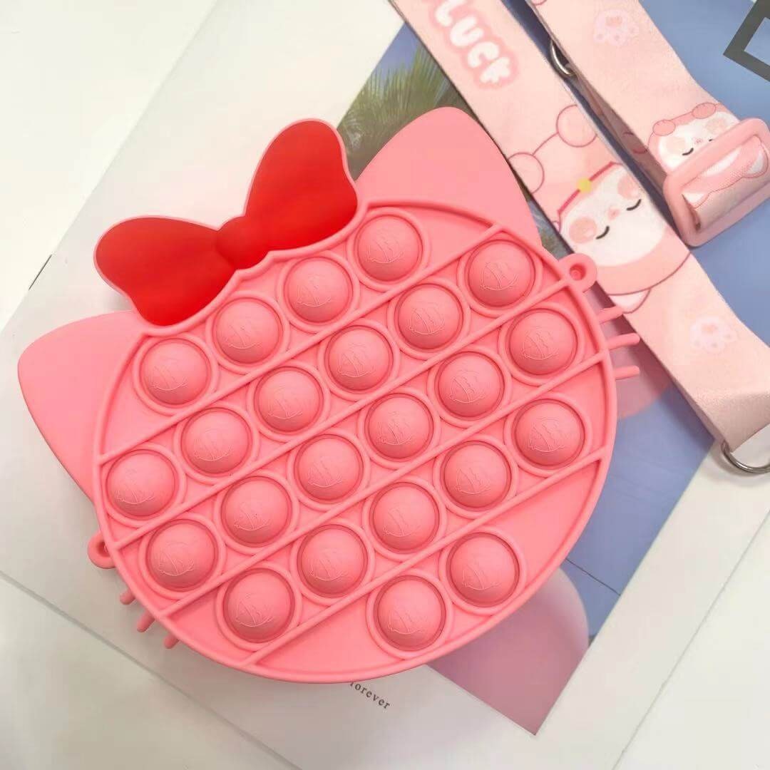 Kitty Pink Pop It Bag Fidget Toys Etsy Australia