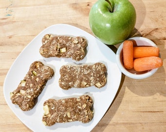 Baked Carrot & Apple Dog Treats, Limited Ingredients, Fresh Baked To Order