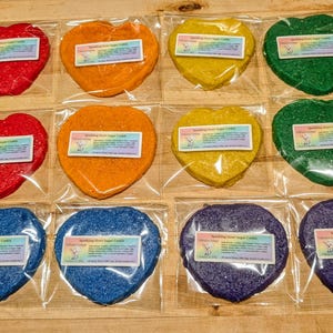 Sparkling Heart Pride Rainbow Sugar Cookies, One Dozen (12)