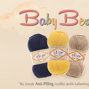 Alize Baby Best, weiches Garn, Alle Babyprodukte, türkische Garne, Babyzubehör Garn, Strickmuster, Alize Babygarn