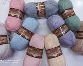 Alize Angora Gold Simli, Glitter Wool Yarn, Silvery Yarn, Sweater Yarn, Vest Yarn, Blouse Yarn, Scarf Yarn, Wool Yarn