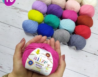 Alize Cotton Gold Hobby New, Cotton Yarn, Toys Yarn, Turkish Yarn, Amigurumi Yarn