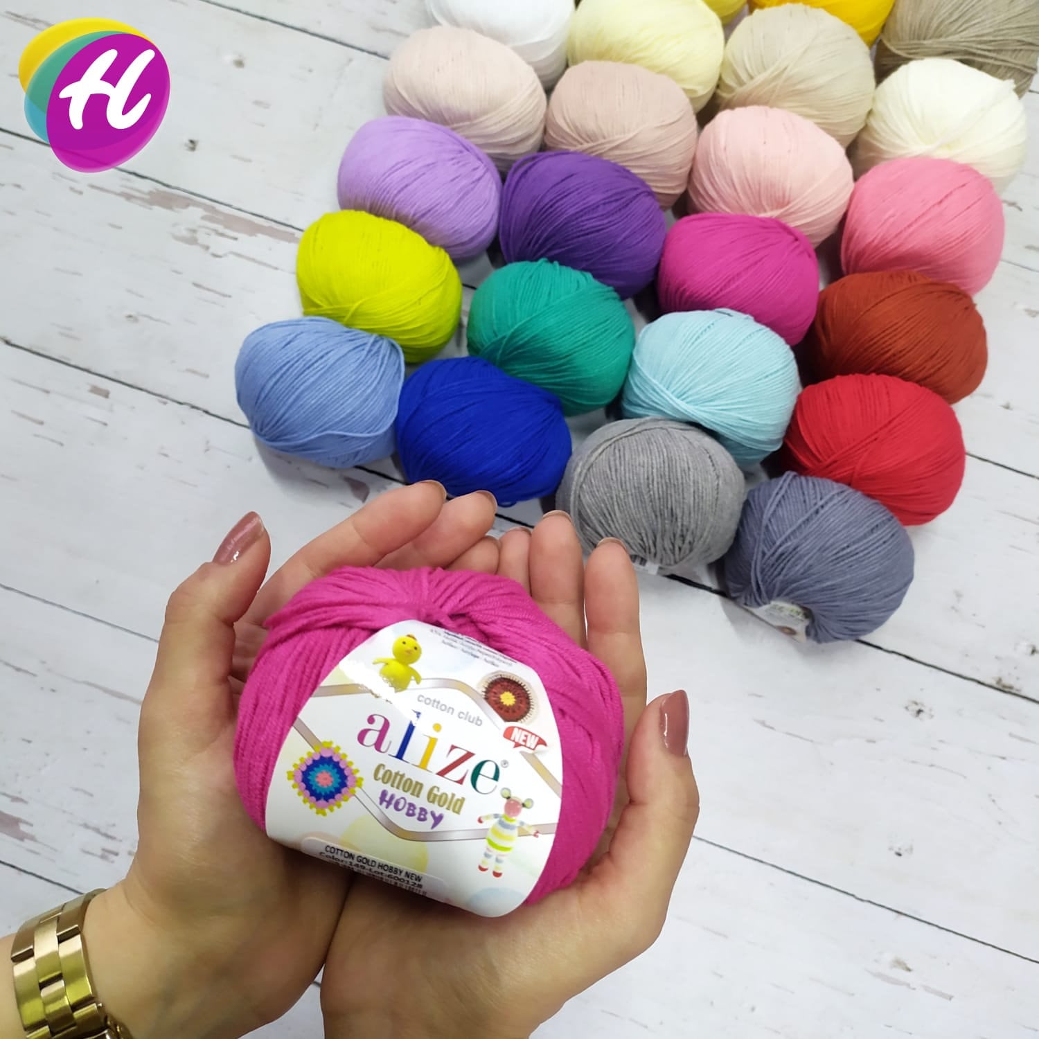 Alize Cotton Gold Hobby New, Cotton Yarn, Toys Yarn, Turkish Yarn