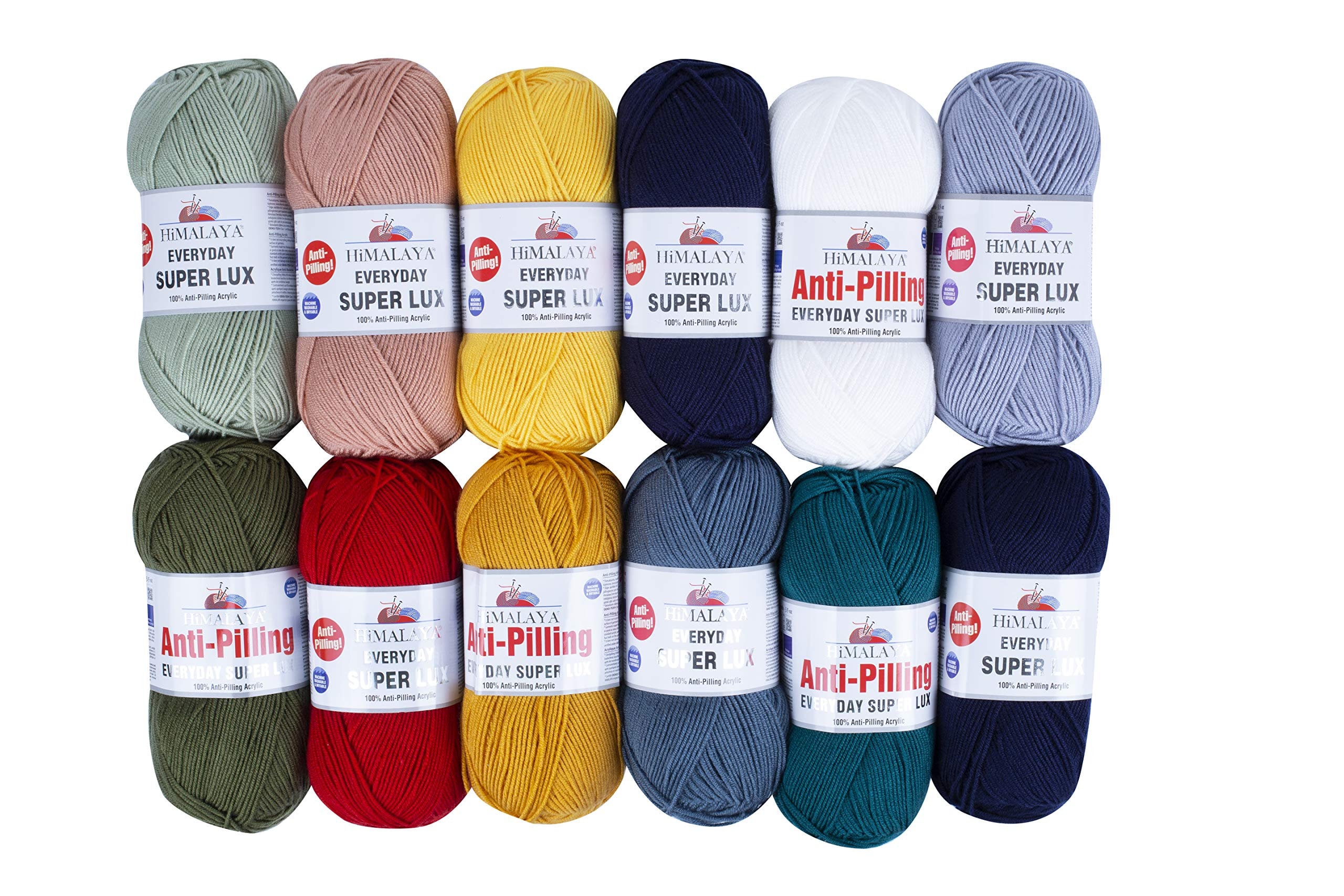 100 Anti Pilling Yarn Hand Knitting Crochet Himalaya Everyday