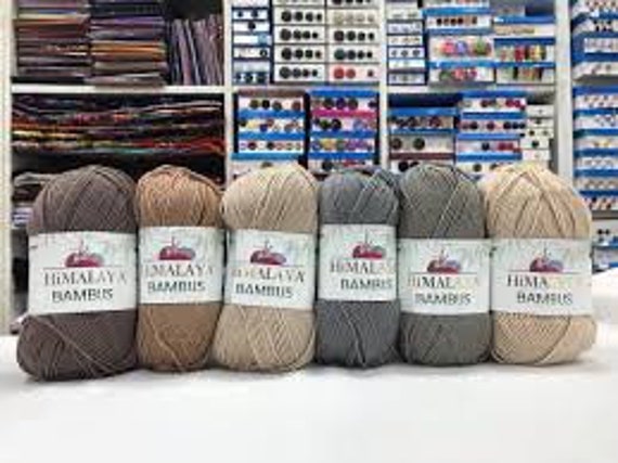 Himalaya Bambus, 100g, 260m, Bambus- und Antipilling Acrylgarn, 4  Jahreszeiten, Bambus und Mischgarne, Trkisches Garn - Etsy.de