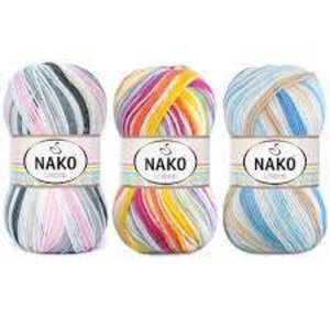 Nako Lolipop, Baby Yarn, Soft Yarn, All Baby Products, Blanket Yarn, Vest Yarn, %100 Premium Acrylic Yarn,Turkish Yarn