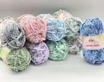 Himalaya Dolphin Tweed, Baby Yarn, Marbled Yarn, Velvet Yarn, Amigurumi Yarn, Cardigan Yarn, Shawl Yarn, Blanket Yarn, Home Textile Yarn