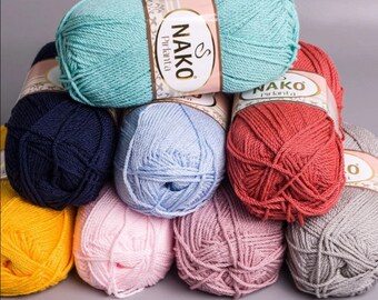 Nako Pirlanta, Nako Diamond Yarn, Amigurumi Yarn, 100% Premium Micro Acrylic, Bluzki Yarn, Shawl Yarn, Akcesoria Materials Yarn