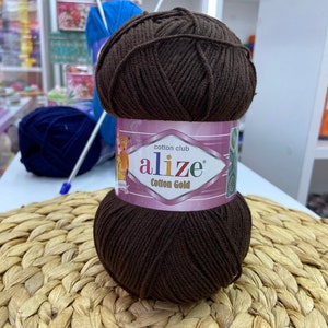 Alize Cotton Gold, Cotton Gold Yarn, Turkish Yarns, Cotton Yarn, Acrylic Yarn, Knitting Pattern, Baby Cotton Yarn