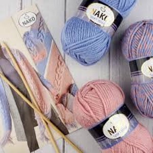 Nako Sport Wolle, Türkisches Garn, Premium Acrylgarn, Pullover-Cardigan-Schal Herstellung, Poncho-Garn, Baby-Garn