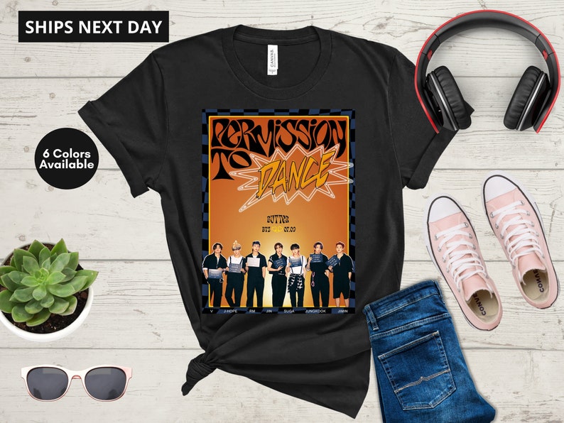 Permission to Dance Bts Challange Butter Shirt PTD on