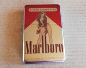 Vintage Zippo Style Unique Marlboro Flip Top Handicraft Windproof Rainproof Petrol Gasoline Cigars Cigarettes Refilled Retro Oil Lighters