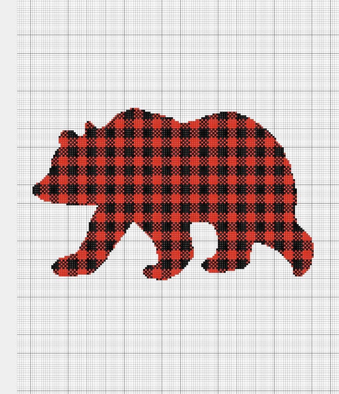 Polar Bear Cross Stitch, Cross Stitch Pattern, Modern Cross Stitch