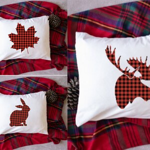 Set of 4 Pattern, Cross Stitch Pattern, Xstitch Pattern, Modern Cross Stitch, Deer Cross Stitch, Rabbit Cross Stitch, Leaf Cross Stitch