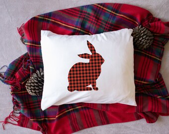 Rabbit Cross Stitch Pattern, Rabbit, Cross Stitch Pattern, Modern Cross Stitch, Red And Black,