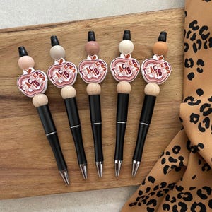 Stylo bohème pour professeur Apple : stylo en silicone avec perles, vibrations enseignantes, assistant pédagogique, orthophoniste, idées cadeaux