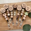 Badge Reels | ALLIGATOR SWIVEL Clasp | ID Retractable Badges | Wood Charms | Custom Laser Engraved | Neutral Badge Reels | Nurse | Hospital