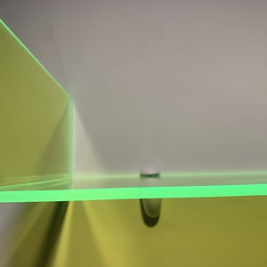 Fluorescent Acrylic Wave Shelf image 7