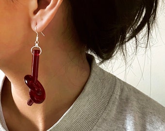 Super Cute Lucite Earrings - Handmade & Cute!