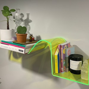 Fluorescent Acrylic Wave Shelf image 2