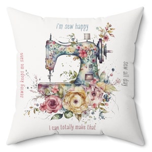 Nähkissen Wasserfarbe Shabby Chic Floral Kissen & Bezug Nähen Zimmer Dekor Kissen Handwerk Dekor Geschenk für Nähen Handwerk Mütter nähen