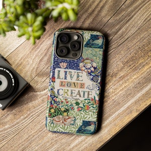 Vintage telefoonhoezen William Morris Gepersonaliseerde iPhone 15 Gepersonaliseerde telefoonhoesje Samsung-telefoonhoesje Google Pixel 8 Cover Samsung GalaxyS24
