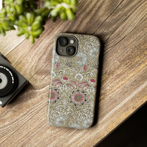 Funda para teléfono William Morris Morris Corncockle Funda para iPhone 15 Funda para teléfono verde Funda resistente para Samsung 22 Funda para teléfono Google Pixel Fundas para teléfono vintage