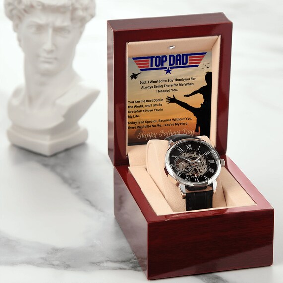 Top Gun Gift Top Dad Gift Luxury Boxed Mens Watch Gift to Etsy